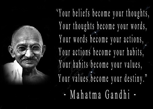 Ghandi thoughts quote