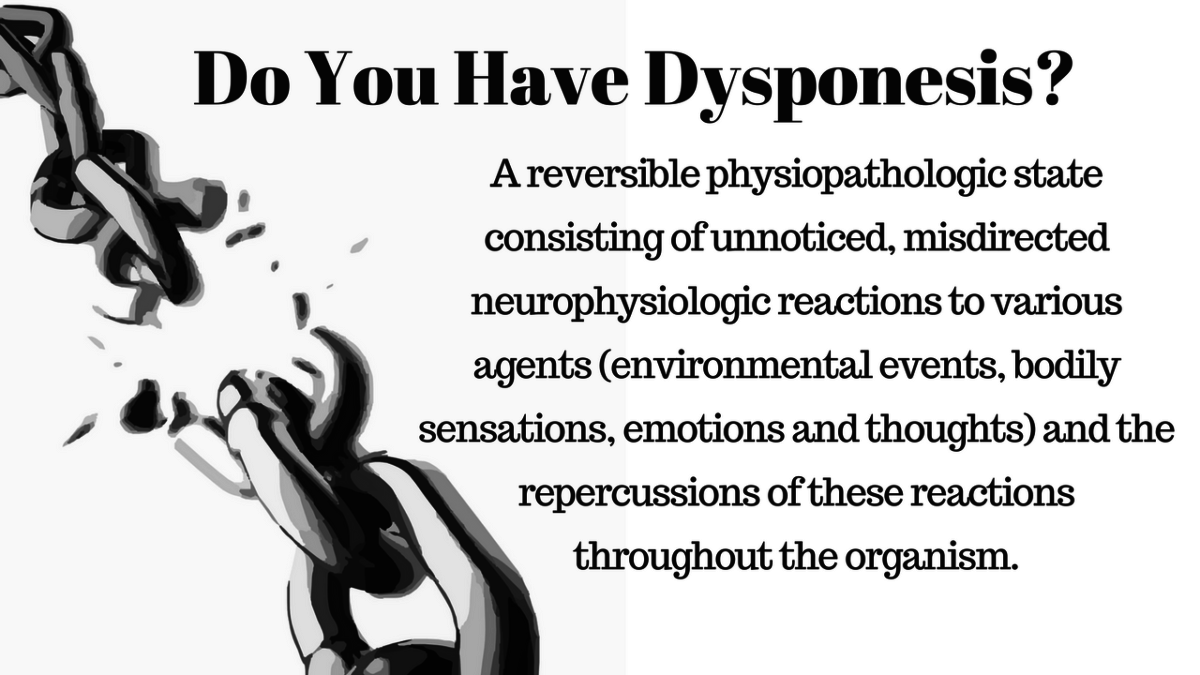 Do You Have Dysponesis? Dr. Kevin Gyurina